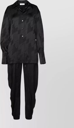 The Attico viscose jumpsuit printed design