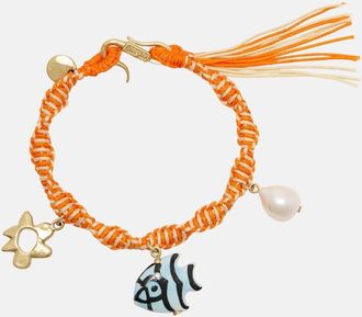 Alemais Al&eacute;mais Bracciale Calypso in macram&egrave;