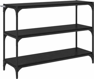 vidaXL Estantería para libros Roble negro 100 x 33 x 70,5 cm vidaXL