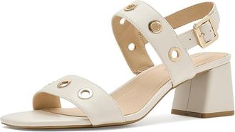 Life Stride Clara Slingback Sandals Womens Dress Sandals Bone White : 6.5 W (C), Synthetic
