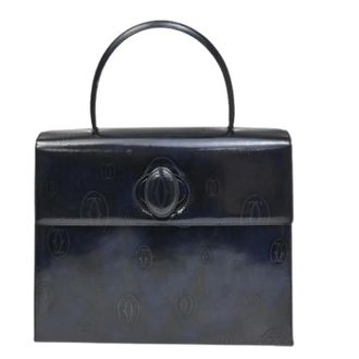 Cartier Pre-owned Happy birthday handtas - Dames - Vintage Handtas - Blauw - ONE Size - Leer - Vintage
