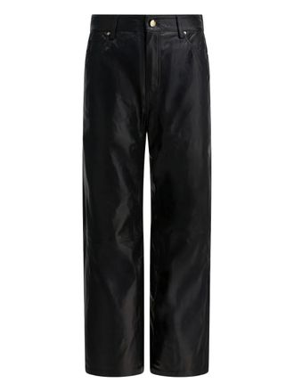 Max & Moi Bondi leather trousers - women - Calf Leather - 38 - Black