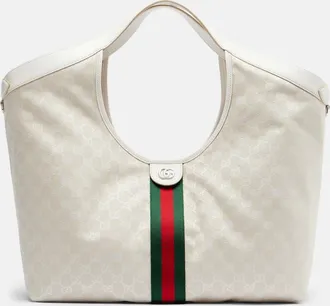 Gucci Bolso Giglio Gucci Large de lona GG