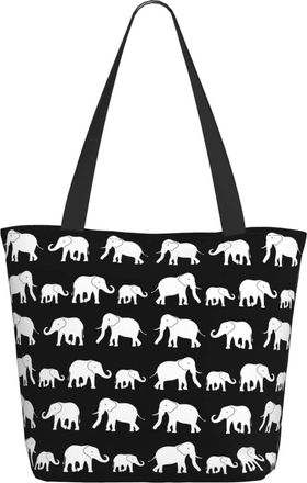AOOEDM Love Of Elephants Ladies Shopping Bag 13x11x7in.The Perfect ValentineS Day Gift.It Is The Best ValentineS Day Gift For Mom, Daughter, Wife,Etc