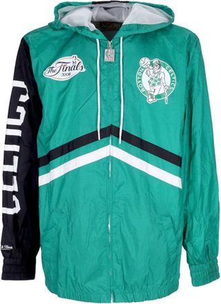 Mitchell & Ness Boston Celtics Windbreaker NBA Full Zip - Heren - Fitness - Groen - XL - Polyester - Fitness