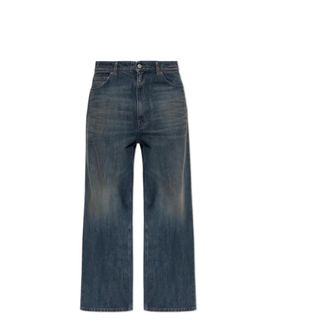 Maison Margiela Straight Jeans, male, Blue, Size: W32 Wide-Leg Denim Trousers