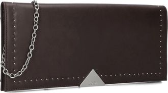 Lodi Tassen, Dames, Bruin, ONE Size, Wol, Bruine leren clutch voor vrouwen
