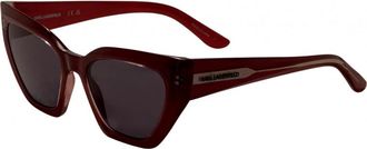 Karl Lagerfeld Womens KL6145S 54 600 Sunglasses - Red - One Size