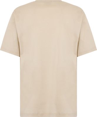 HUGO BOSS Mens T-Shirt Cotton Beige T-Shirts And Polos
