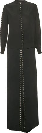 Roberto Cavalli Zijden pak met ringlets - Zwart