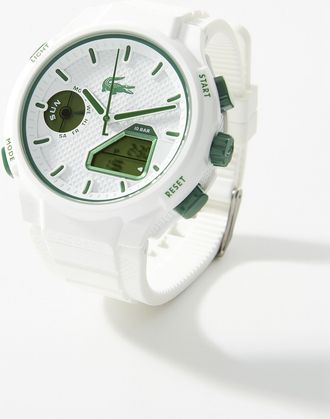 Lacoste Mens Digital Sport silicone-band watch