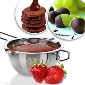 OEM Sart&eacute;n Universal De Acero Inoxidable Para Fundir, Plateada, Utensilio De Cocina De Acero Inoxidable Para Hornear Y Hacer Velas