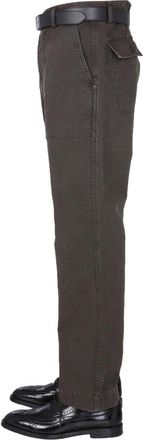 East Harbour Surplus Cotton Washed Ottoman Trousers - Brown