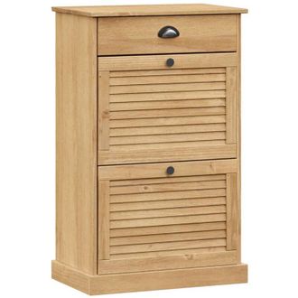 vidaXL Zapatero Vigo Madera Maciza De Pino 60x35x96 Cm Vidaxl