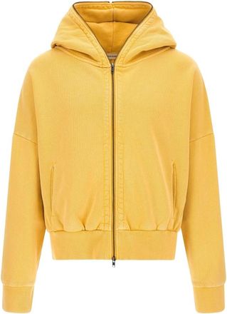 Entire studios Eternal Zip Hoodie - Heren - Vesten met rits - Geel - 2XL - Katoen - Hoodies & sweatvesten