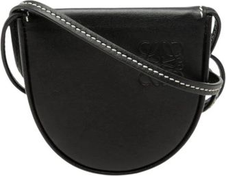 Loewe Pre-owned Heel Pouch - Dames - Vintage Mini Tas - Zwart - ONE Size - Leer - Vintage