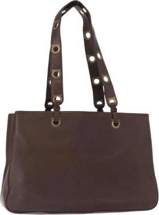 Ferragamo Pre-owned Tote Bags, female, Brown, Size: ONE SIZE Pre-owned Tote Bag