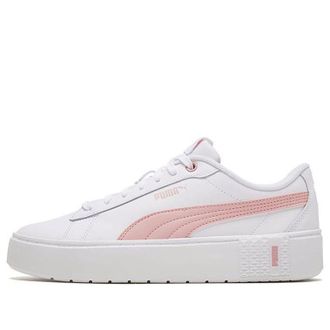 Puma (WMNS) PUMA Smash Platform V2 L White Bridal Rose 373035-05