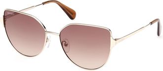 Max & Co. MO0082 32F Womens Sunglasses Gold Size 57