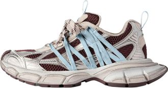 Balenciaga (WMNS) Balenciaga 3XL Interlace Sneaker Brown Beige Blue 863643W3XTL2940