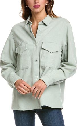 Officine G&eacute;n&eacute;rale Officine Generale Bonnia Wool-Blend Overshirt