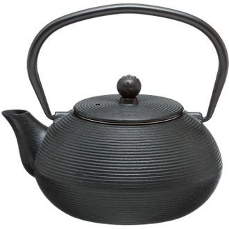 Secret de Gourmet Tetera Marina Negra 0.6l - Tetera Marina Negra 0.6l, Acero Inoxidable, Hierro Fundido, Dimensiones L. 16 X L. 14 X H. 9 Cm - Sg Secret De Gourmet