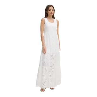 Gaud&igrave; Sangallo Maxi Jurk - Dames - Jurken - Wit - Maat: XS Katoen