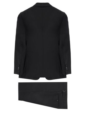 Tom Ford Grand Overcheck Suit - Black