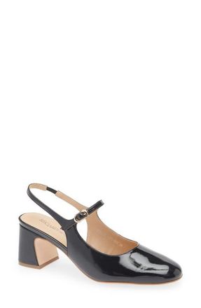 Regarde le ciel Edda Slingback Mary Jane Pump in Twinkle Black at Nordstrom, Size 8.5Us