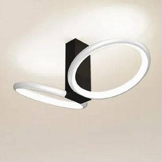 Trade Shop Trade Shop - Copy Of Plafoniera Led 32 W Rettangolare Oro Design Moderno Lampadario A Soffitto 50224