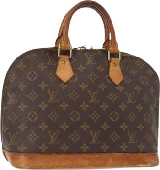 Louis Vuitton Pre-owned Handbags, female, Brown, Size: ONE SIZE Pre-owned Vintage Canvas Handbag