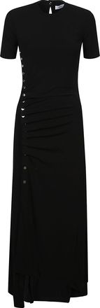 Paco Rabanne Long Dress Black Viscose Maxi Dress