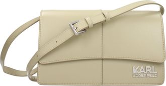 Karl Lagerfeld Green Polyethylene Crossbody Womens Bag