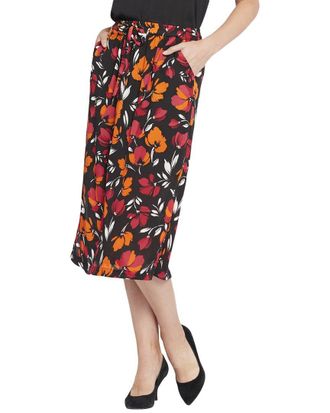 NYDJ Nydj Tropical Waves Midi Skirt