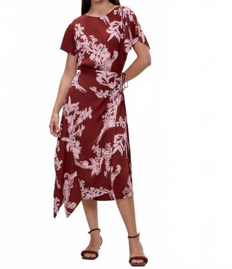 Rebecca Taylor Ciara Wrap Dress In Aberdeen Combo