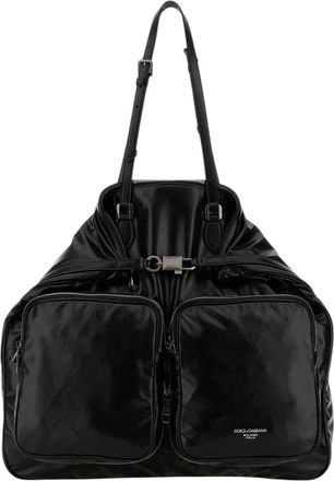 Dolce & Gabbana Black Logo Large Tote