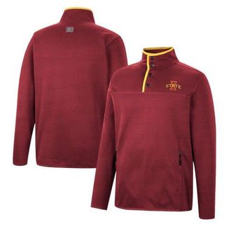 Colosseum Mens Colosseum Cardinal Iowa State Cyclones Rebound Quarter-Snap Jacket at Nordstrom, Size Large