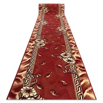RugsX RugsX Bcf Trio Runner in Red | Size: 120 cm x 450 cm