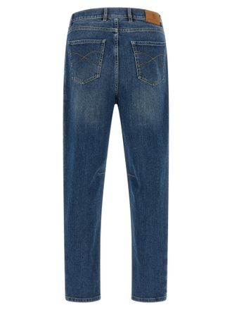 Brunello Cucinelli Cotton Denim Jeans - Blue