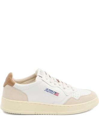 Autry White Medalist Logo Sneakers
