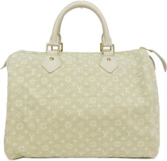 Louis Vuitton Beige Dune Canvas Boston Bag (Pre-Owned)