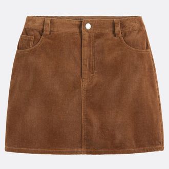 La Redoute Collections Korte fluwelen rok