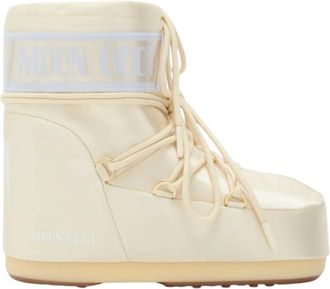 Moon Boot Icon Low Boots - Dames - Winterlaarzen - Beige - 36 EU - Polyester - Schoenen