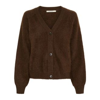 BTF-CPH Sofia Yak Cardigan - - Knitwear - Donna - Marrone - L