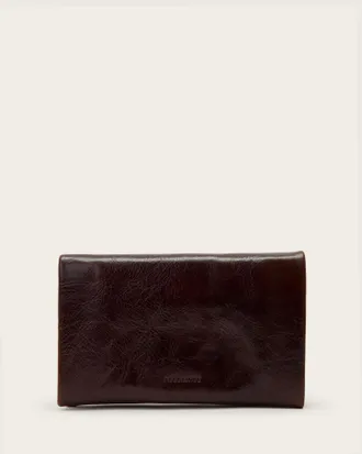 AllSaints Leather Harluna Leather Wallet, Size: One Size