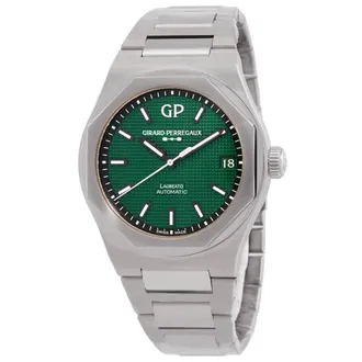 Girard Perregaux Laureato Automatic Green Dial Mens Watch 81010-11-3153-1CM