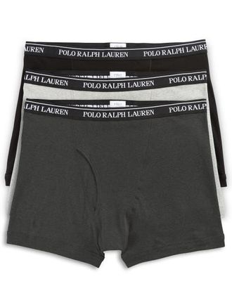Polo Ralph Lauren 3-pk Boxer Briefs in Grey at Nordstrom, Size 6X Big