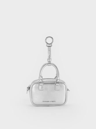 Charles & Keith Sianna Metallic Bag Charm