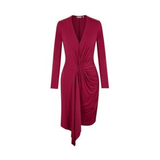 Nafnaf Bordeaux Karma Jurk - Elegant en veelzijdig - Dames - Korte kleedjes - Rood - M - Kleedjes