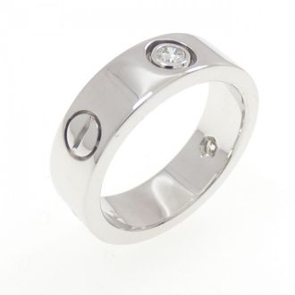 Cartier Love White Gold (18K) Band Ring (Pre-Owned)
